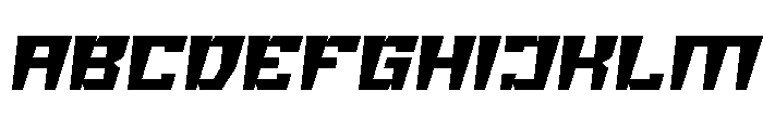 BIG GIANT Italic Font UPPERCASE