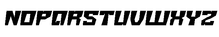 BIG GIANT Italic Font UPPERCASE