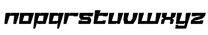 BIG GIANT Italic Font LOWERCASE
