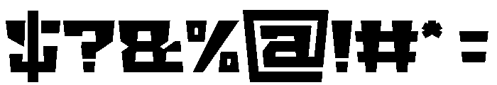 BIG GIANT Font OTHER CHARS