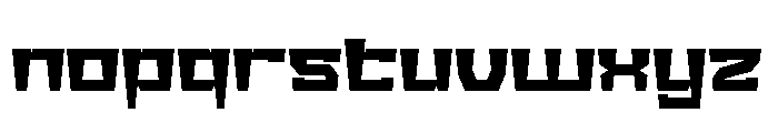 BIG GIANT Font LOWERCASE
