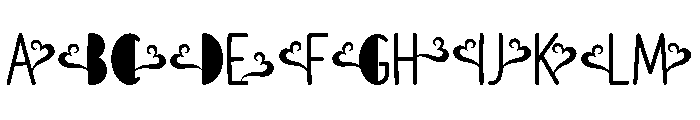 BIMBIM Regular Font UPPERCASE