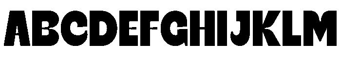 BINED Font UPPERCASE
