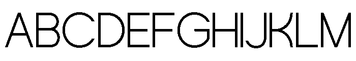 BINSEKA-Light Font UPPERCASE