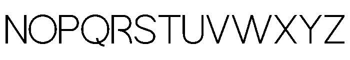 BINSEKA-Light Font UPPERCASE