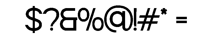 BINSEKA-Medium Font OTHER CHARS