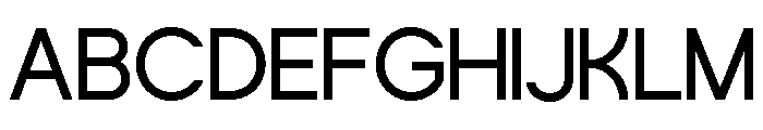 BINSEKA-Medium Font UPPERCASE
