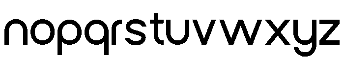 BINSEKA-Medium Font LOWERCASE