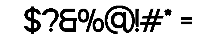 BINSEKA-SemiBold Font OTHER CHARS