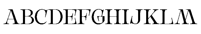 BIRCHMORE-Regular Font UPPERCASE