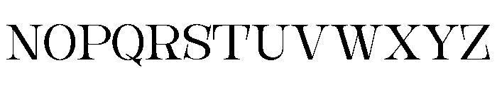 BIRCHMORE-Regular Font UPPERCASE
