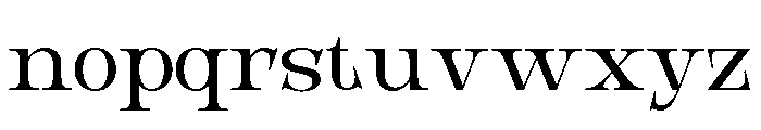 BIRCHMORE-Regular Font LOWERCASE
