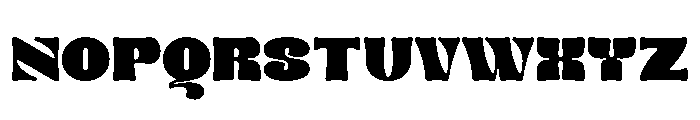 BISRE Font UPPERCASE