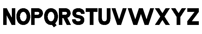 BIUNTU MUIKER Regular Font UPPERCASE