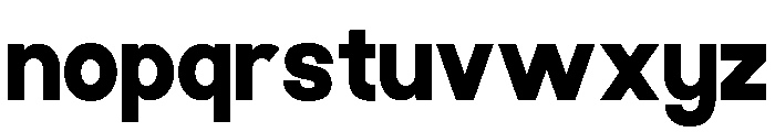 BIUNTU MUIKER Regular Font LOWERCASE