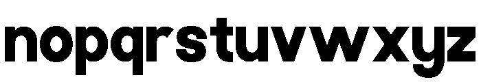 BIUNTUMUIKER-Regular Font LOWERCASE