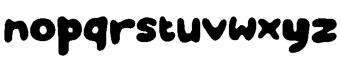 BIZZA WALLS Font LOWERCASE
