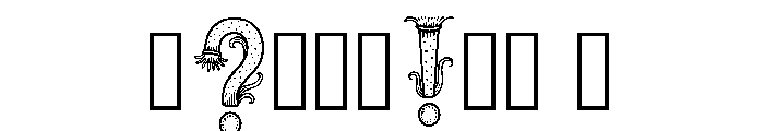 Biagi Regular Font OTHER CHARS