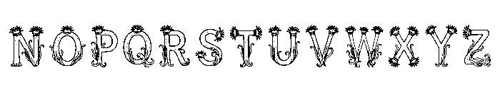 Biagi Regular Font UPPERCASE