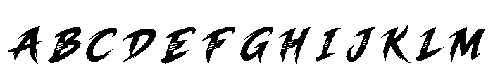 Bianca Regular Font UPPERCASE