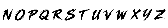 Bianca Regular Font UPPERCASE