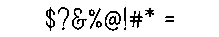 Bibabo Font OTHER CHARS
