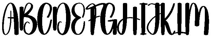 Bible Verse Font UPPERCASE