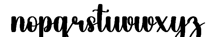 Bible Verse Font LOWERCASE