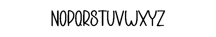 Bicycle Kids Font UPPERCASE