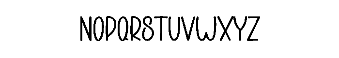 Bicycle Kids Font LOWERCASE