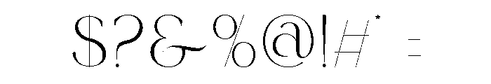 Bidan Font OTHER CHARS