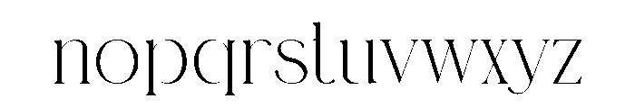 Bidan Font LOWERCASE