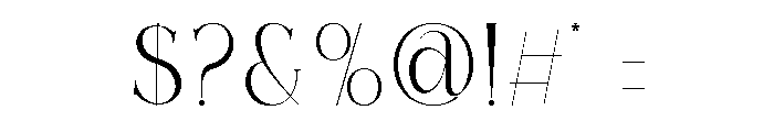 Bidant Font OTHER CHARS