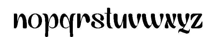 Biduan Font LOWERCASE