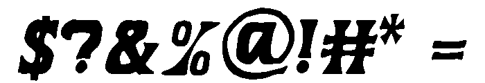 Bieber Font OTHER CHARS
