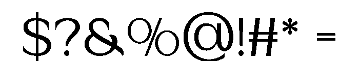 Biegva Font OTHER CHARS