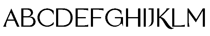 Biegva Font UPPERCASE