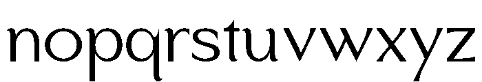 Biegva Font LOWERCASE
