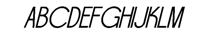 Bielchon Italic Font UPPERCASE