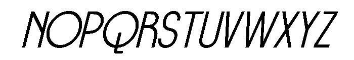 Bielchon Italic Font UPPERCASE