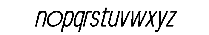 Bielchon Italic Font LOWERCASE