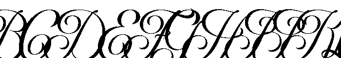 Bienika-Regular Font UPPERCASE
