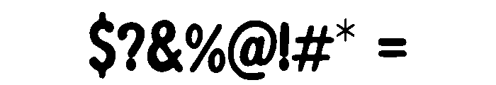 Big_Band_Lettering Font OTHER CHARS