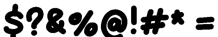 Big Bear Font OTHER CHARS