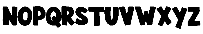 Big Bold Chunky Regular Font UPPERCASE