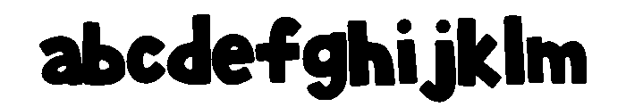 Big Bold Chunky Regular FONT