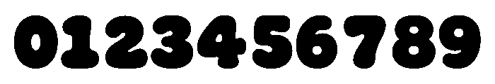 Big Bubble Font OTHER CHARS