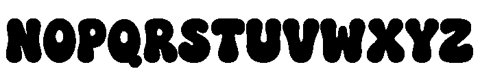 Big Bubble Font UPPERCASE