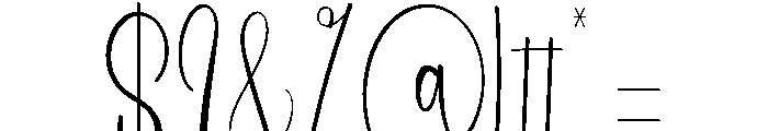 Big Candy Font OTHER CHARS