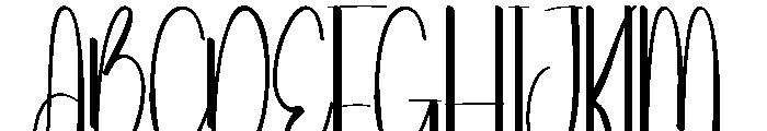 Big Candy Font UPPERCASE